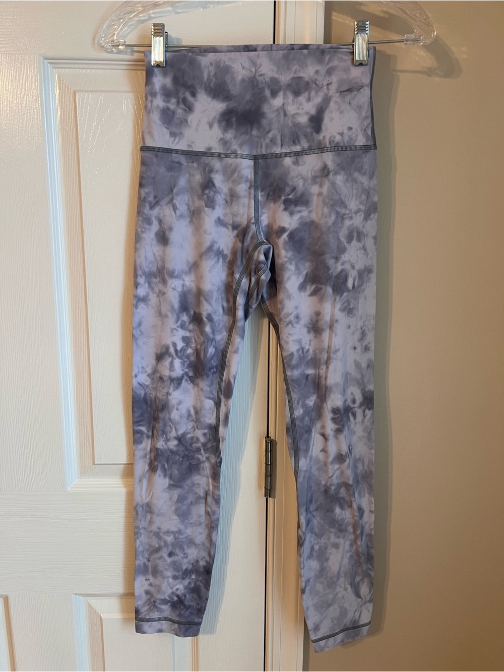 Lululemon Align Pant 25" Diamond Dye Stargaze Pitch Grey Size 4